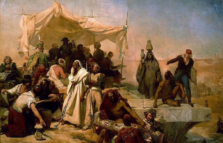 Leon Cogniet The 1798 Egyptian Expedition Under the Command of Bonaparte Norge oil painting art